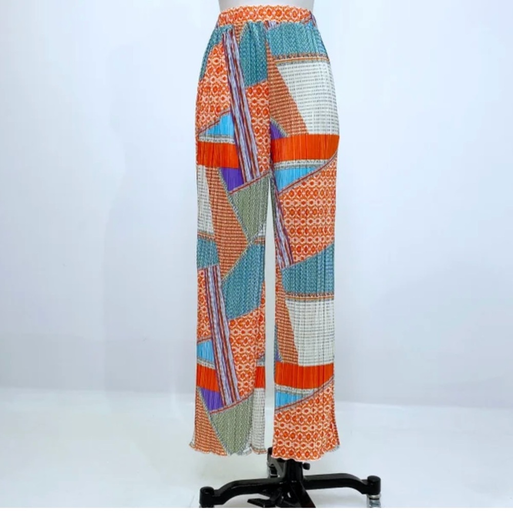 Vibrant Abstract Patterned Pants
